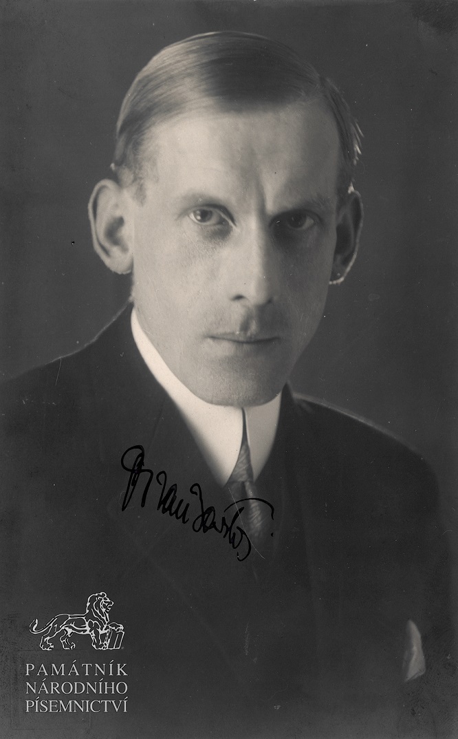 Jan Bartoš, 1925, fotograf neuveden.  LA PNP, fond Jan Bartoš, 81/60.
