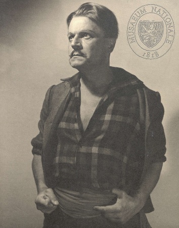 Otto Rubík v nezjištěné roli, b. d., foto: Josef Heinrich. Sbírka Národního muzea, Divadelní oddělení, sign. 55 F 615.